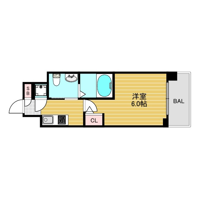 エスリード新北野の間取り