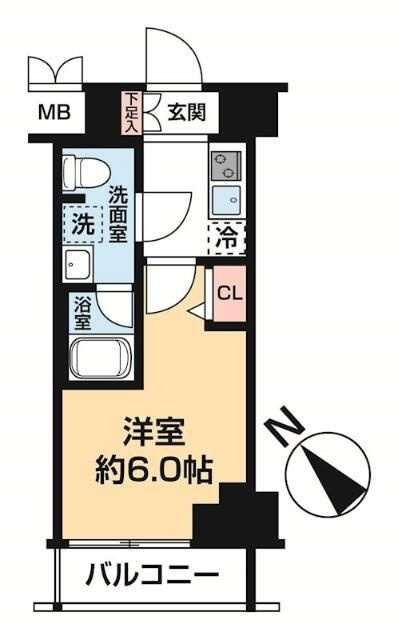 ＬＵＭＥＥＤ横濱末吉町の間取り