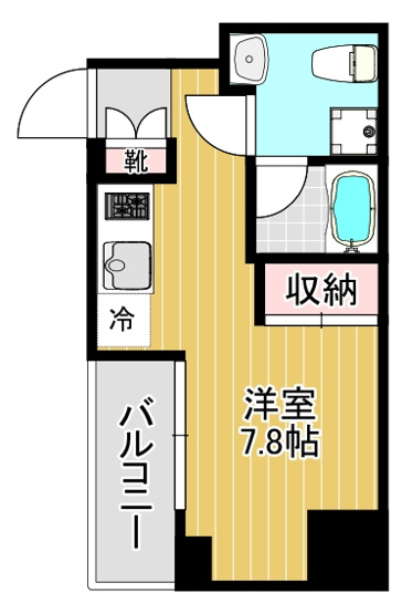 【間取り】 | エルフォルテ五反田
