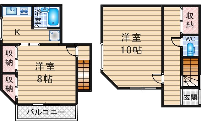 リバーハイムの間取り