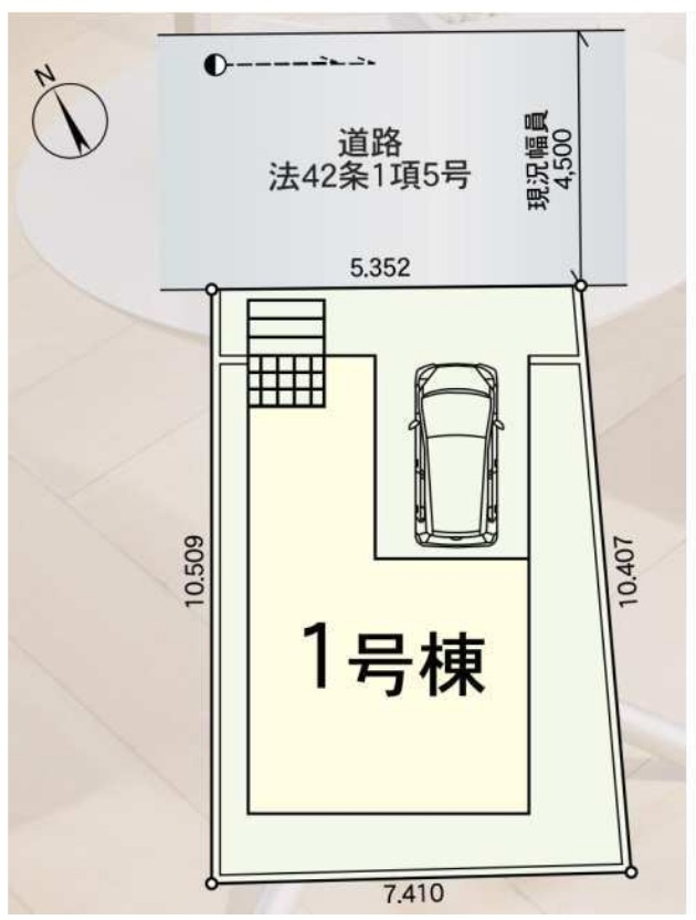 柏市塚崎新築戸建（塚崎第21）の区画図|区画配置図