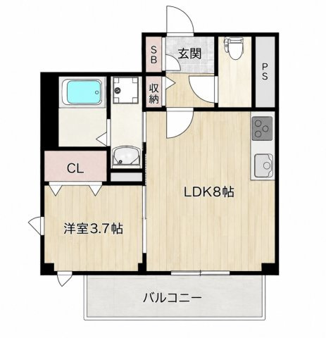 ブランシェトワの間取り