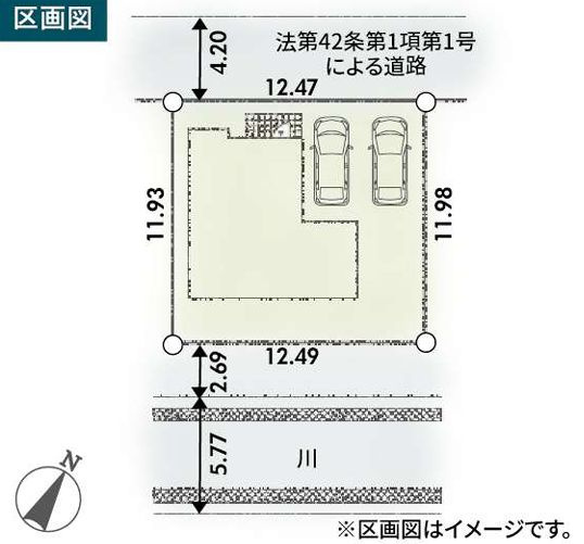 秦野市南矢名5丁目新築戸建て　第1-1号棟の区画図|区画図「秦野市南矢名5丁目新築戸建て」