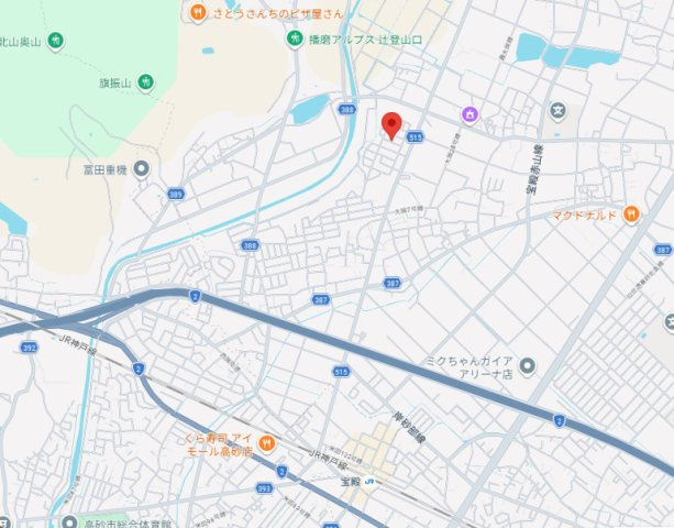 加古川市西神吉町大国（全1棟）新築の地図
