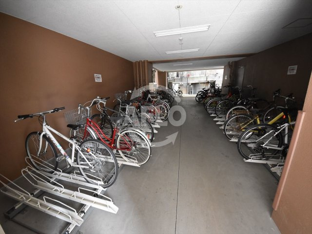 プレサンス谷町アルファのその他共用部分|プレサンス谷町アルファ　駐輪場