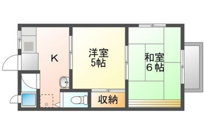 【間取り】 | ハイツあこや | ☆神戸市垂水区　ハイツあこや☆