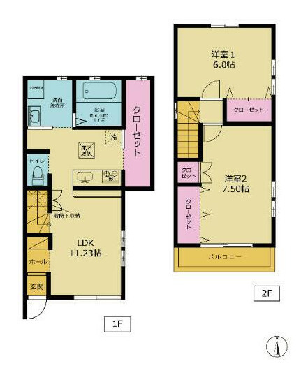 ラ・メゾン・マロニエ(ラメゾンマロニエ)の間取り