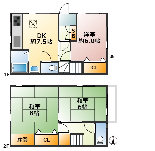 【間取り】 | 樋之池町テラス | ☆西宮市　樋之池町戸建☆