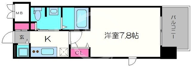 レジュールアッシュ南堀江の間取り|レジールアッシュ南堀江　間取り