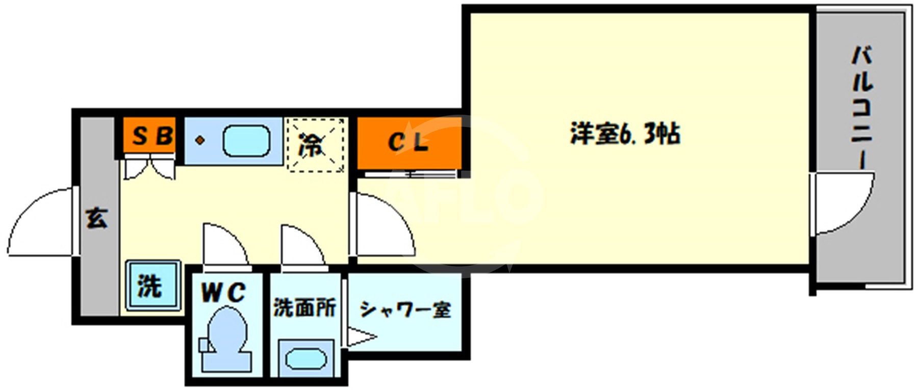 ファーストフィオーレ九条Ⅱの間取り|ファーストフィオーレ九条II　間取り