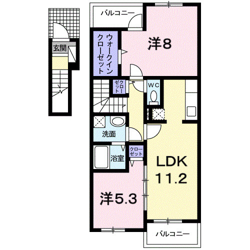 サンリットⅡの間取り