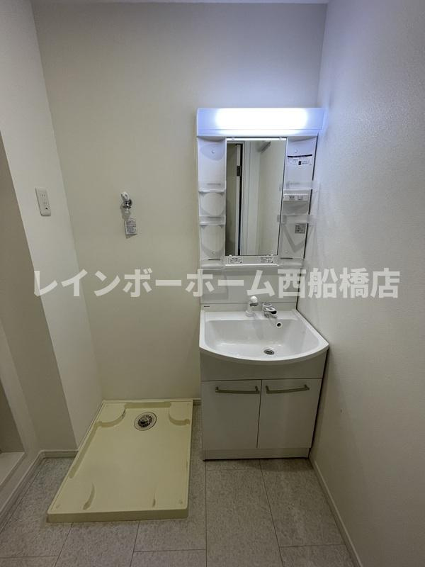 Glam南流山の独立洗面台