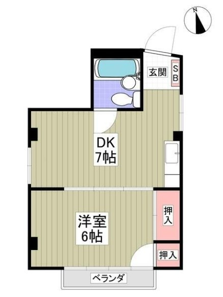 ベルメゾン新座の間取り