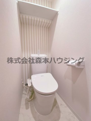 【トイレ】 | 　リベラルマンション | 清潔感のあるトイレです