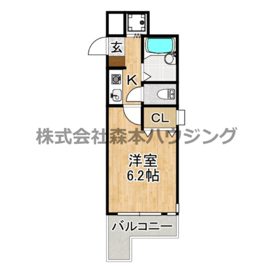 【間取り】 | 　リベラルマンション