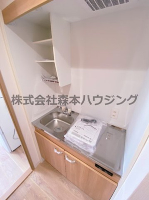 【キッチン】 | 　リベラルマンション | キッチンでお料理をお楽しみください