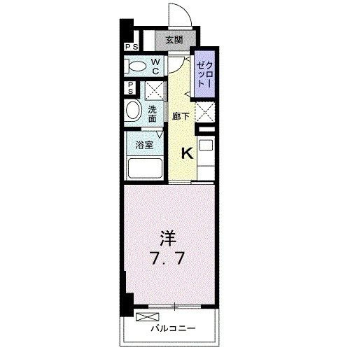 ミルト熊野の間取り