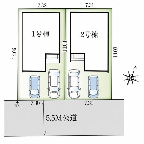 さいたま市奈良町10期の区画図
