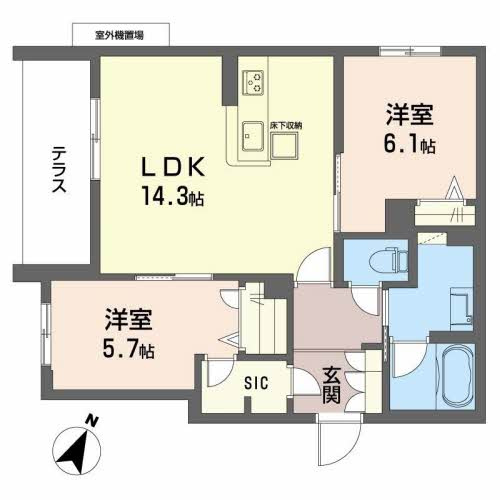 Songlineの間取り