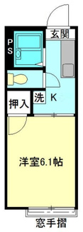 【間取り】 | ハイム・Ｋ | 間取りです。