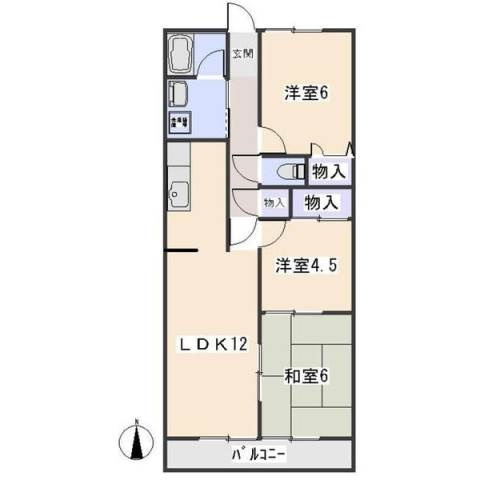 マンションソニアの間取り
