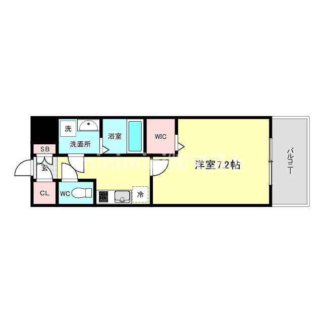 Louis Residence 天王寺町北の間取り