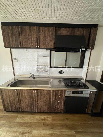 大阪市北区豊崎６丁目の一戸建てのキッチン|キッチンでお料理をお楽しみください