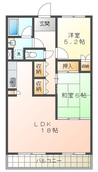 メルヴェーユ桃山台の間取り