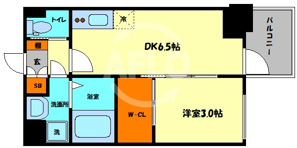 セレニテ堺筋本町リアンの間取り|セレニテ堺筋本町リアン　間取り
