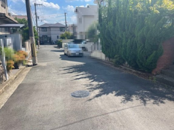 【前面道路含む現地写真】 | 枚方市楠葉野田３丁目　土地