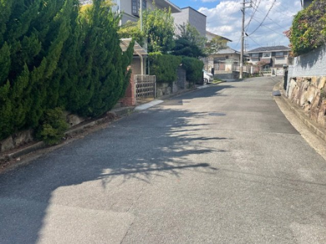 【前面道路含む現地写真】 | 枚方市楠葉野田３丁目　土地