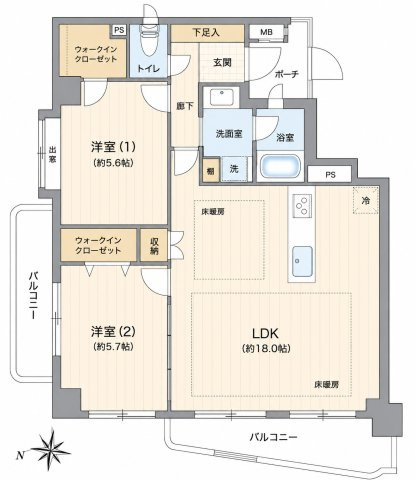【間取り】 | ラビ・ゼームス坂