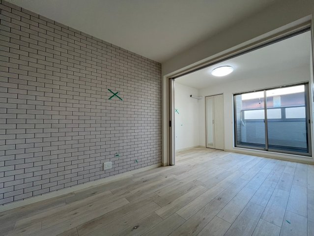 寝屋川市大利元町のアパートの居間・リビング|改装前