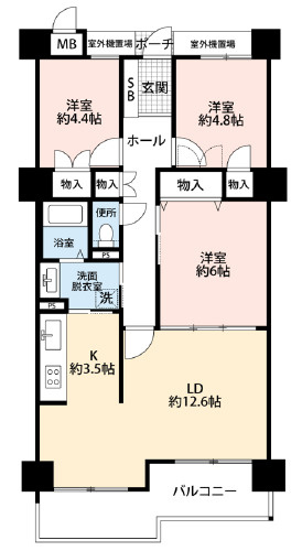メゾン本山の間取り