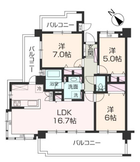 【間取り】 | ディアマンション兵庫