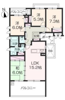 【間取り】 | エスペランサトレス城南