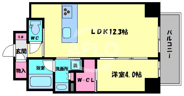 LEGALAND+難波南の間取り|LEGALAND+難波南　間取り