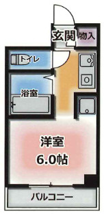 普茶マンションの間取り