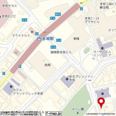 【地図】 | パレステュディオ赤坂