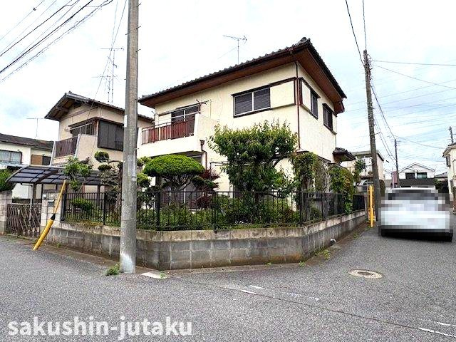 松が丘１丁目　売地の外観|松が丘１丁目　売地　建築条件なし　丁度い４３坪　東南×南西公道面角地　更地渡し