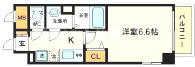 ベクス福島の間取り|ベクス福島　開放感ある間取り