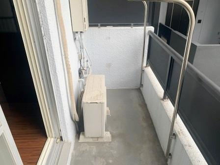 谷田貝ビルのバルコニー