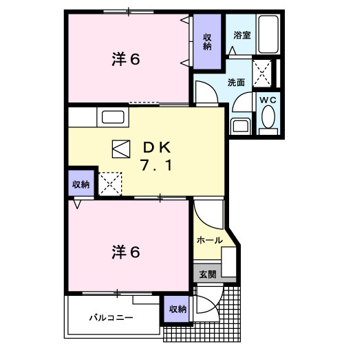 メゾンルミエールの間取り