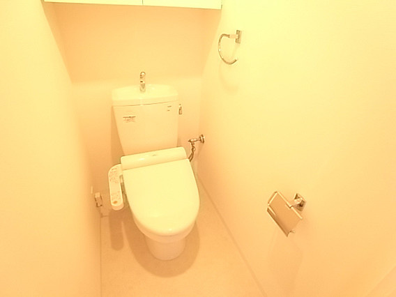 神戸市中央区下山手通６丁目の賃貸マンションのトイレ