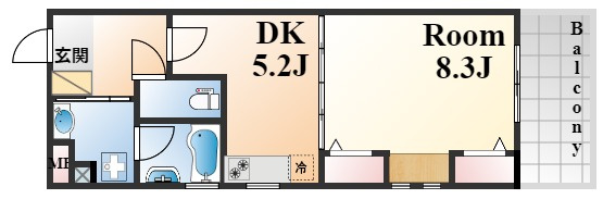 KAISEI神戸海岸通第2の間取り