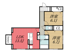 【間取り】 | コンフォール古市場　ANNEX