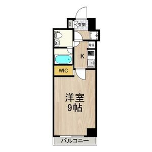 神戸市中央区脇浜町３丁目の賃貸マンションの間取り