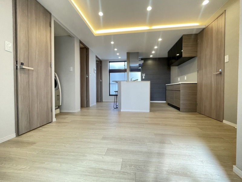 芦屋市親王塚町の賃貸マンションの居間・リビング