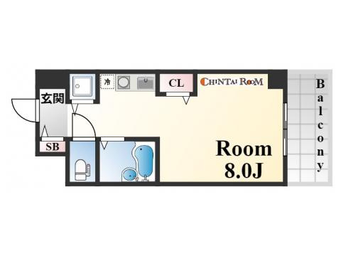 神戸市東灘区甲南町１丁目の賃貸マンションの間取り