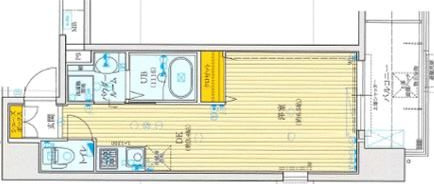 神戸市中央区日暮通４丁目の賃貸マンションの間取り